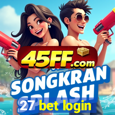 27 bet login